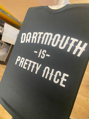 Dartmouth is Pretty Nice T-shirt - Hand-Printed on Organic Cotton/Poly Blend