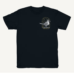 Captain' Spirit T-Shirt - Hand-Printed on Organic Cotton/Poly Blend