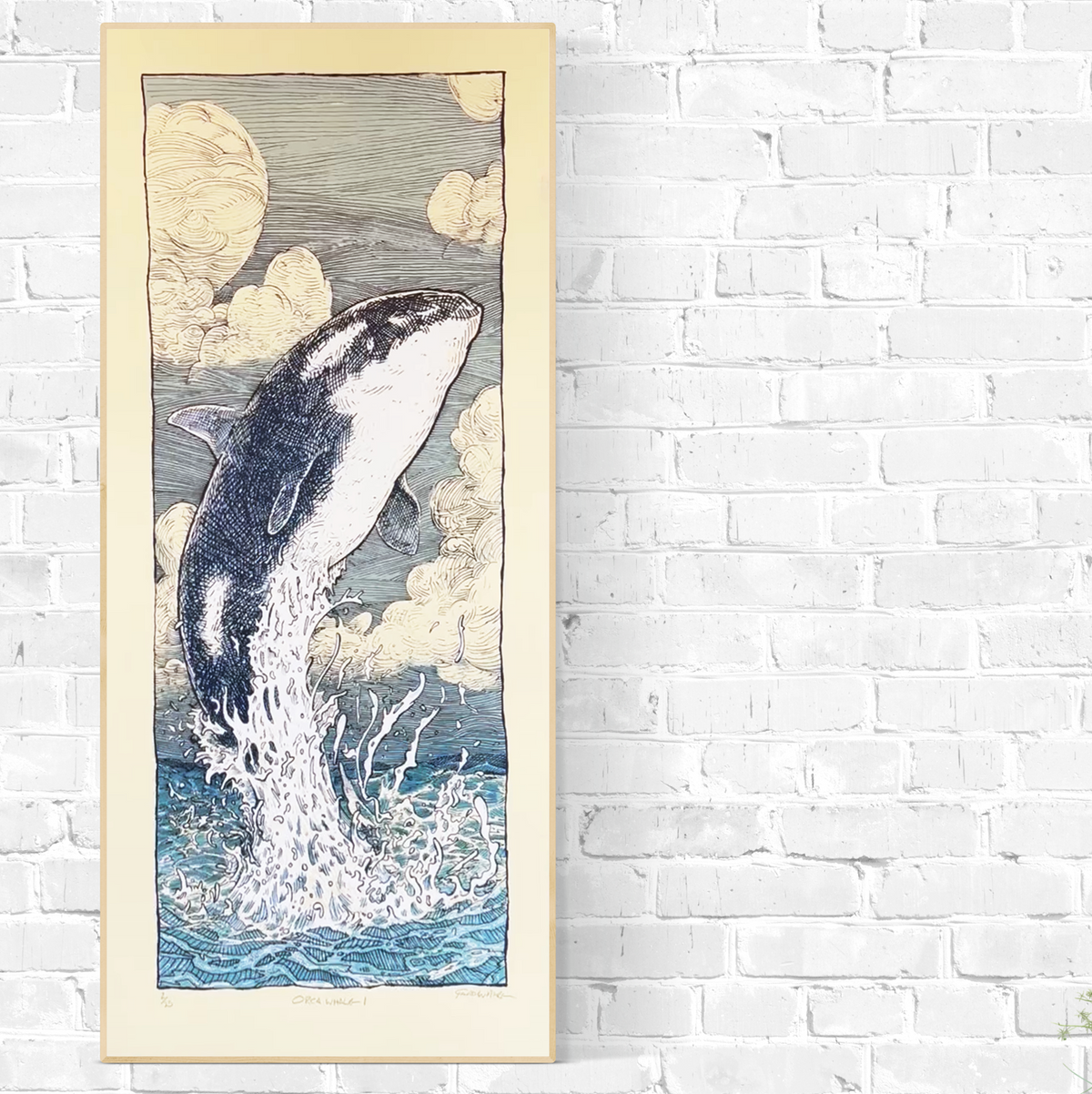Orca Whale! - Screenprint