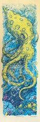 Seabeast V - 12x36 Hand-Printed Silkscreen Art