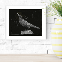 Stump Crow (Sheryl)- 8 x 10 Print