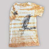 Crowmaster Tie-Dyed T-Shirt - Hand-Printed on 100% Organic Cotton