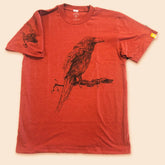 Crowmaster Heather Rusty T-Shirt - Hand-Printed on 50/50 Cotton/Poly