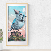 Get up on this - 12in x 24in Screenprint