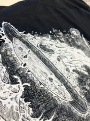 Shag Harbour UFO Incident T-Shirt - Hand-Printed on Organic Cotton/Poly Blend