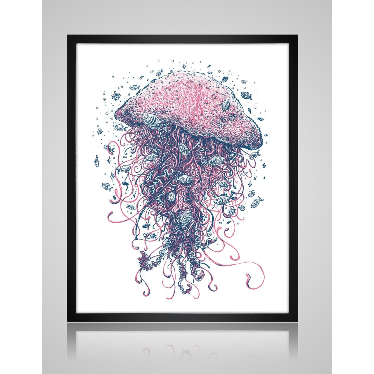 Jellyfish - 16 x 20 Silkscreen Print