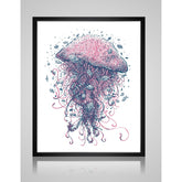 Jellyfish - 16 x 20 Silkscreen Print