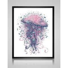 Jellyfish - 16 x 20 Silkscreen Print