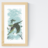 Some Starlings - Screenprint