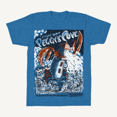 It Came from Peggy's Cove T-Shirt - Hand-Printed on Organic Cotton/Poly Blend