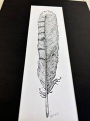 Feather - Framed Original