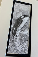 Orca Whale! - Framed Original