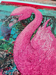Mono Print (Flamingo 2) 10122026