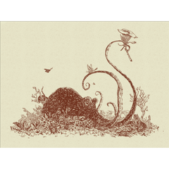 Octopus Gardner - Silkscreen Print