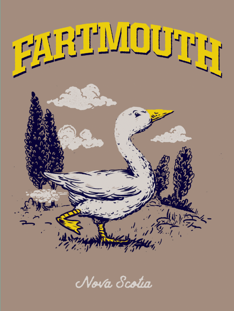 Fartmouth Nova Scotia - 12 x 16 Silkscreen Print