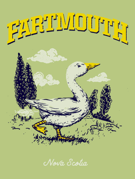 Fartmouth Nova Scotia - 12 x 16 Silkscreen Print