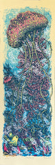 Seabeast VI - 12x36 Hand-Printed Silkscreen Art