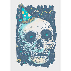 Party Skull - Screenprinted  Card