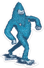 Struttin' Yeti Sticker