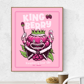 Long Bay Brewing Poster Series - King Berry