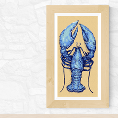 Lobster - 12 x 24 Silkscreen Print