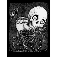 Skull Cyclist - Silkscreen Print