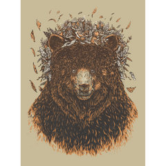 Flower Bear - Screenprint