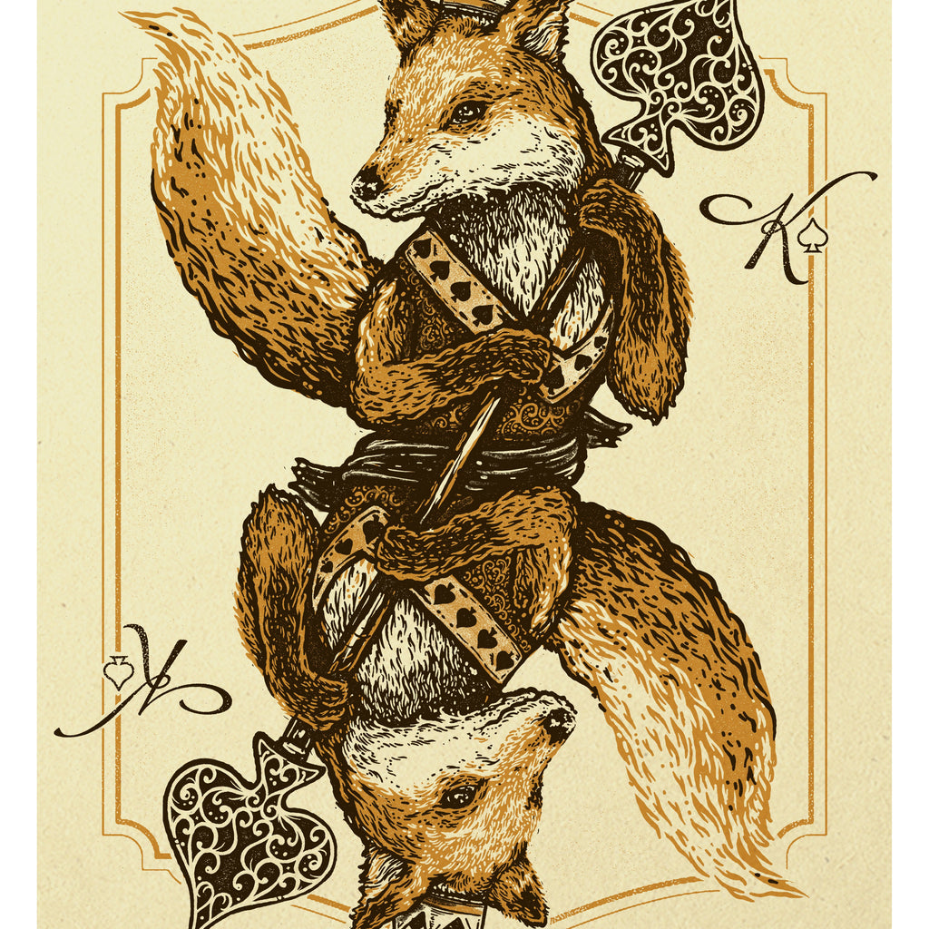 Fox of Spades - Print